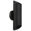 Access Lighting Marino, BiDirectional Outdoor LED Wall Mount, Black Finish 20121LEDDMG-BL